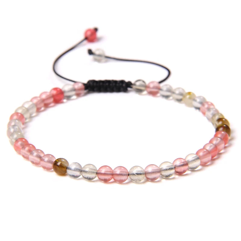 Le Yoga – Bracelet Pierre Naturelle Perles 4mm