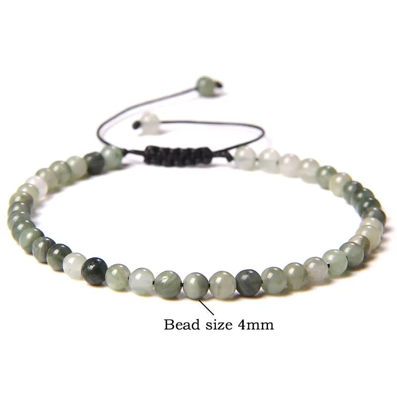 Le Yoga – Bracelet Pierre Naturelle Perles 4mm