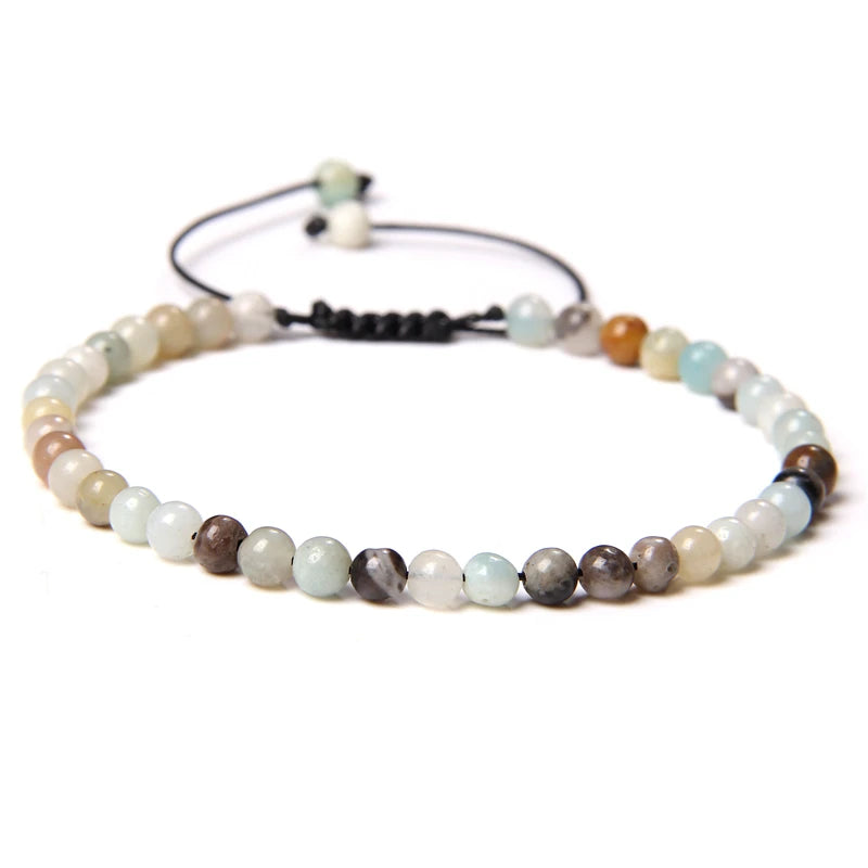 Le Yoga – Bracelet Pierre Naturelle Perles 4mm
