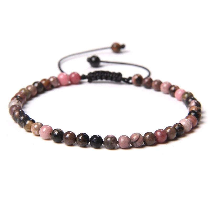 Le Yoga – Bracelet Pierre Naturelle Perles 4mm
