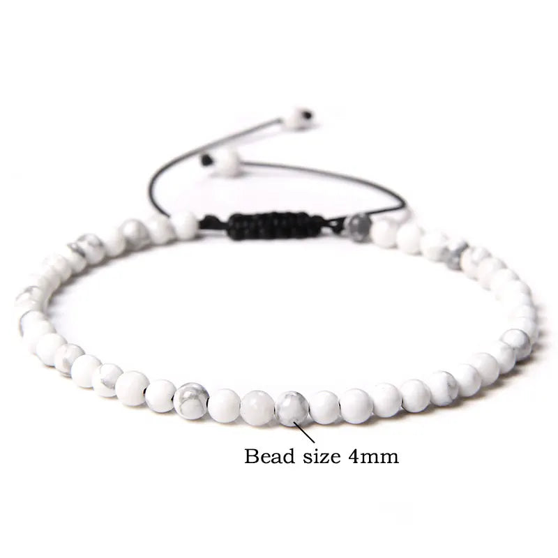Le Yoga – Bracelet Pierre Naturelle Perles 4mm