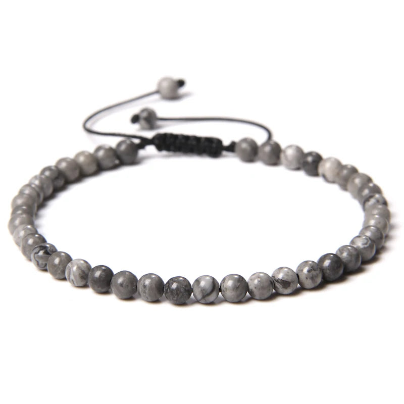 Le Yoga – Bracelet Pierre Naturelle Perles 4mm