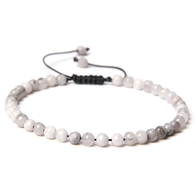 Le Yoga – Bracelet Pierre Naturelle Perles 4mm