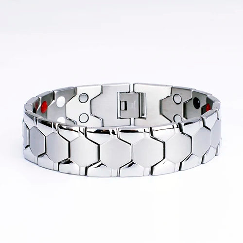 Le Magnétothérapie – Bracelet Acier Anti-Douleur