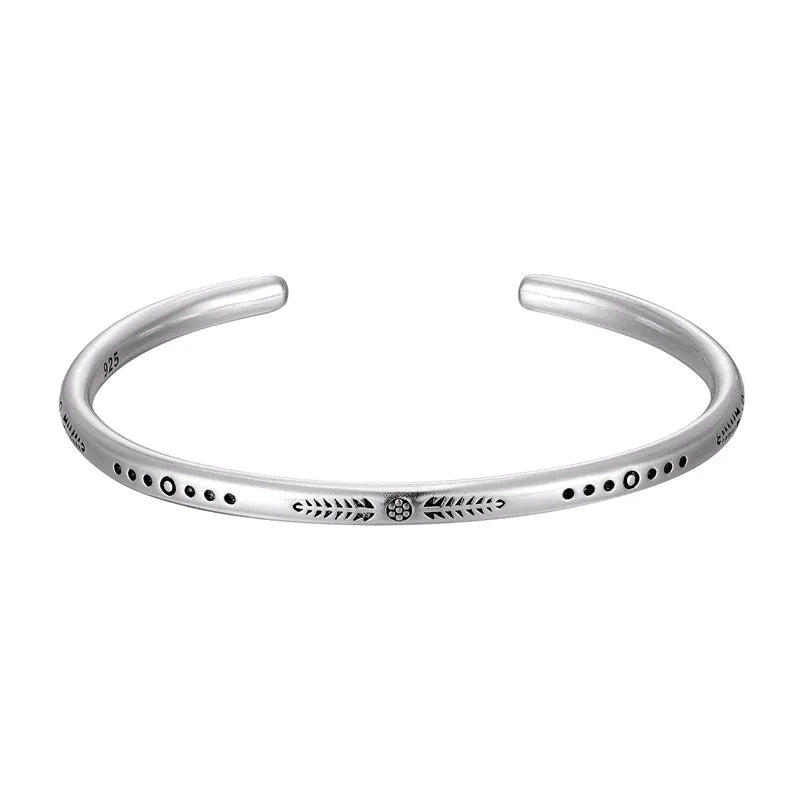 Trendy Gift Handmade Braided Rope 925 Tibetan Silver C-Bracelet 3set Femme Men Beach Surfer Minimalist Temperament Jewelry Gifts