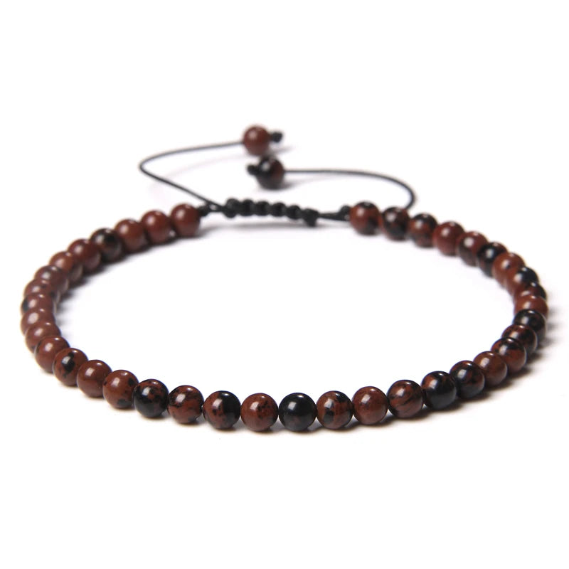 Le Yoga – Bracelet Pierre Naturelle Perles 4mm