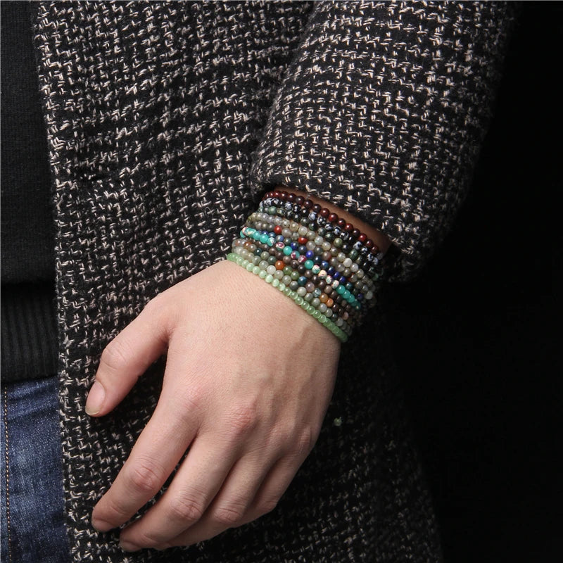 Le Yoga – Bracelet Pierre Naturelle Perles 4mm