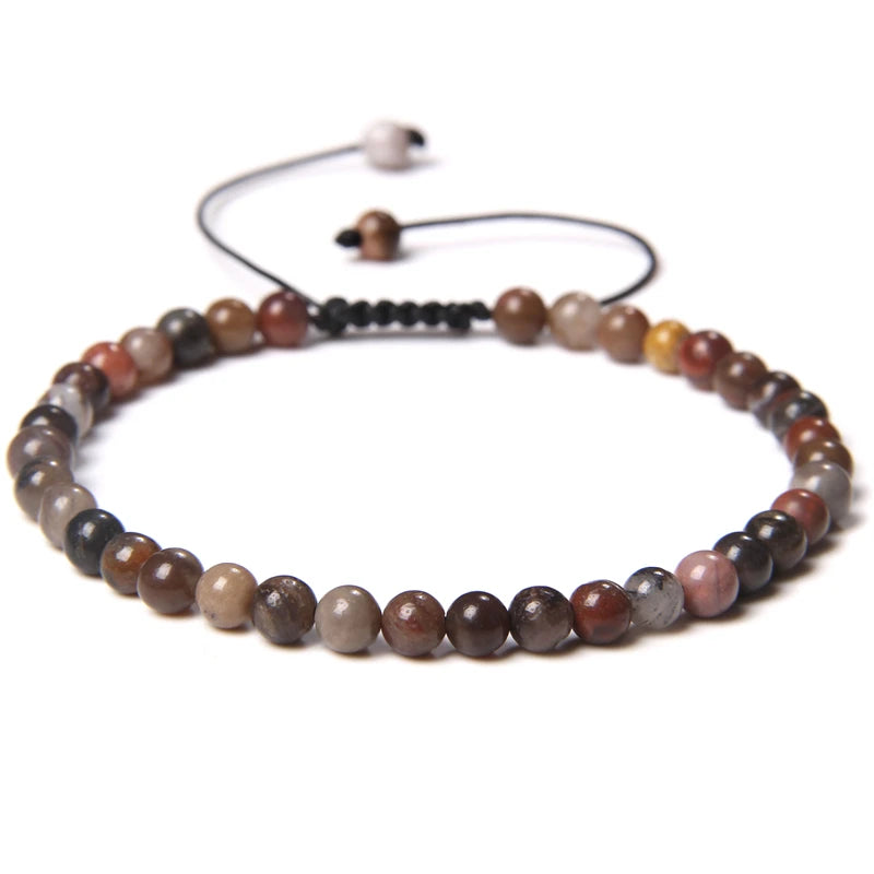 Le Yoga – Bracelet Pierre Naturelle Perles 4mm