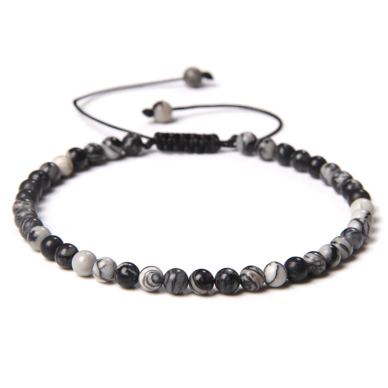 Le Yoga – Bracelet Pierre Naturelle Perles 4mm