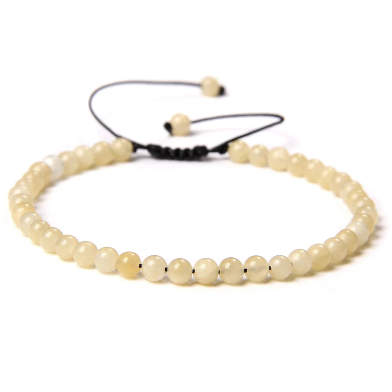Le Yoga – Bracelet Pierre Naturelle Perles 4mm