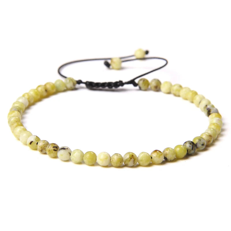 Le Yoga – Bracelet Pierre Naturelle Perles 4mm