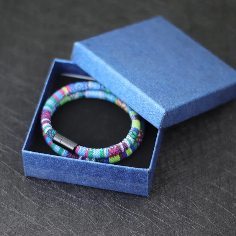 Le Bohème – Bracelet Corde Fermoir Magnétique