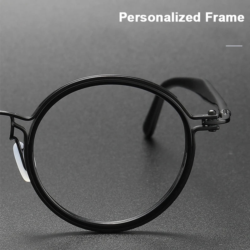 Le Milano – Lunette Ronde Titane Luxe