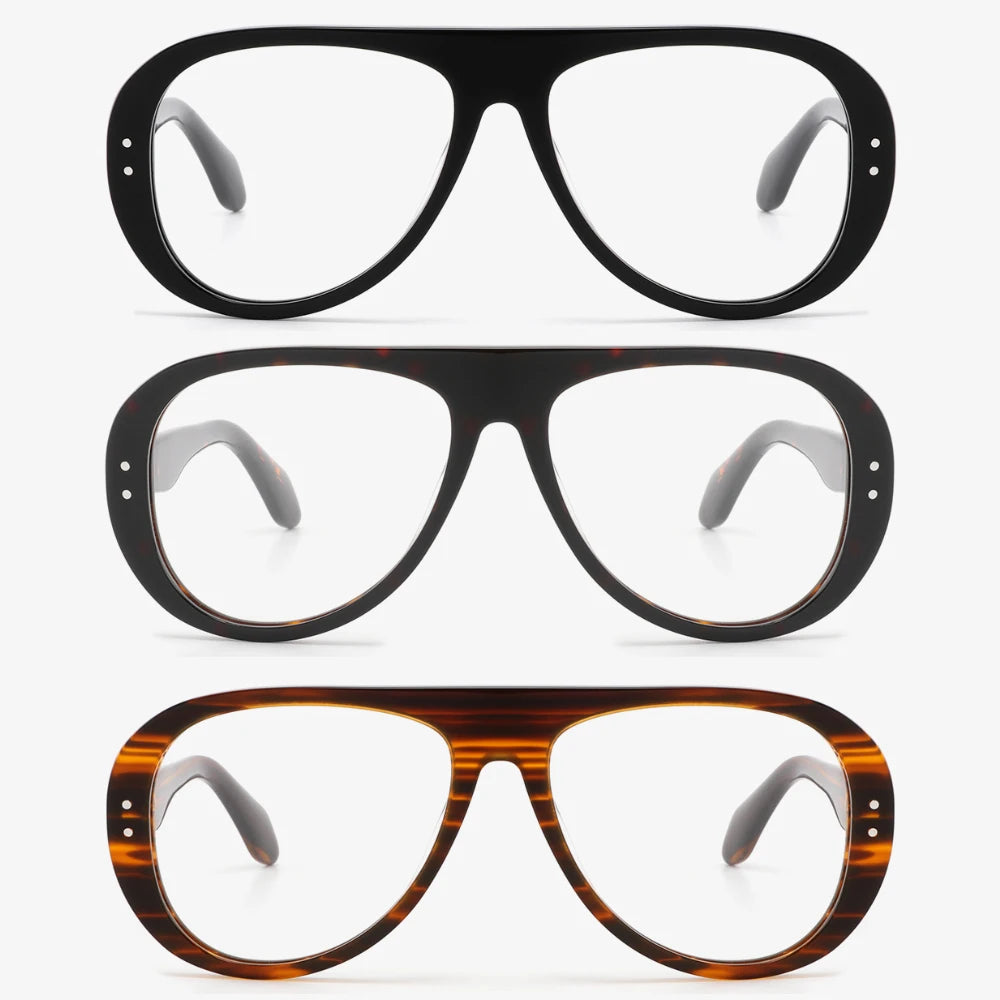 Le Pilote – Lunette Rétro Oversize Acétate