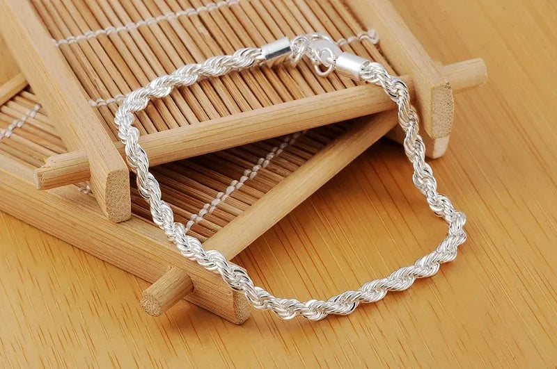 Le Torsadé – Bracelet Argent