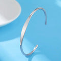 Le Duo Gravé – Bracelet Jonc Personnalisable