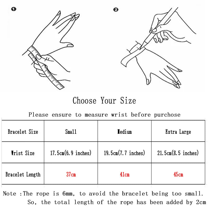 Le Bohème – Bracelet Corde Fermoir Magnétique