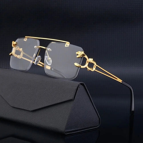 L'Impériale – Lunette de Soleil Steampunk Dorée