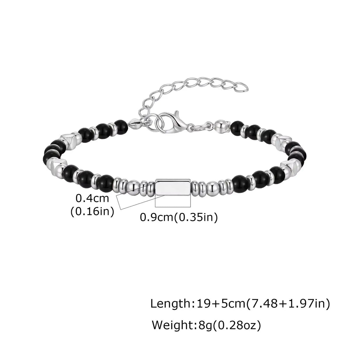Le Pendantif – Bracelet Croix Pierre Naturelle