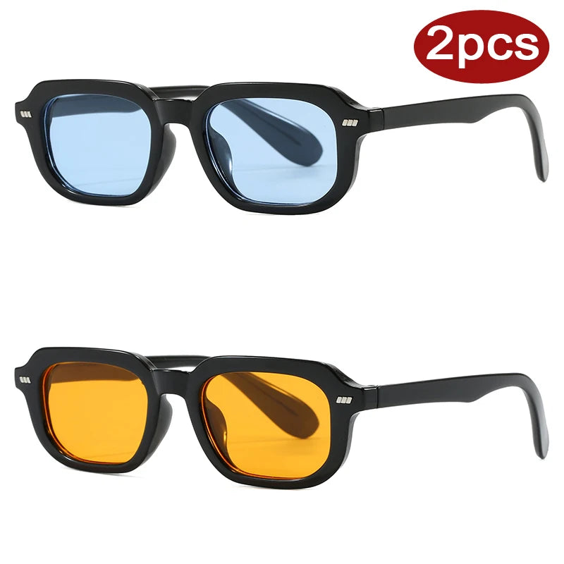 Le Duo – Lunette de Soleil Petite Monture Rétro (Lot de 2)
