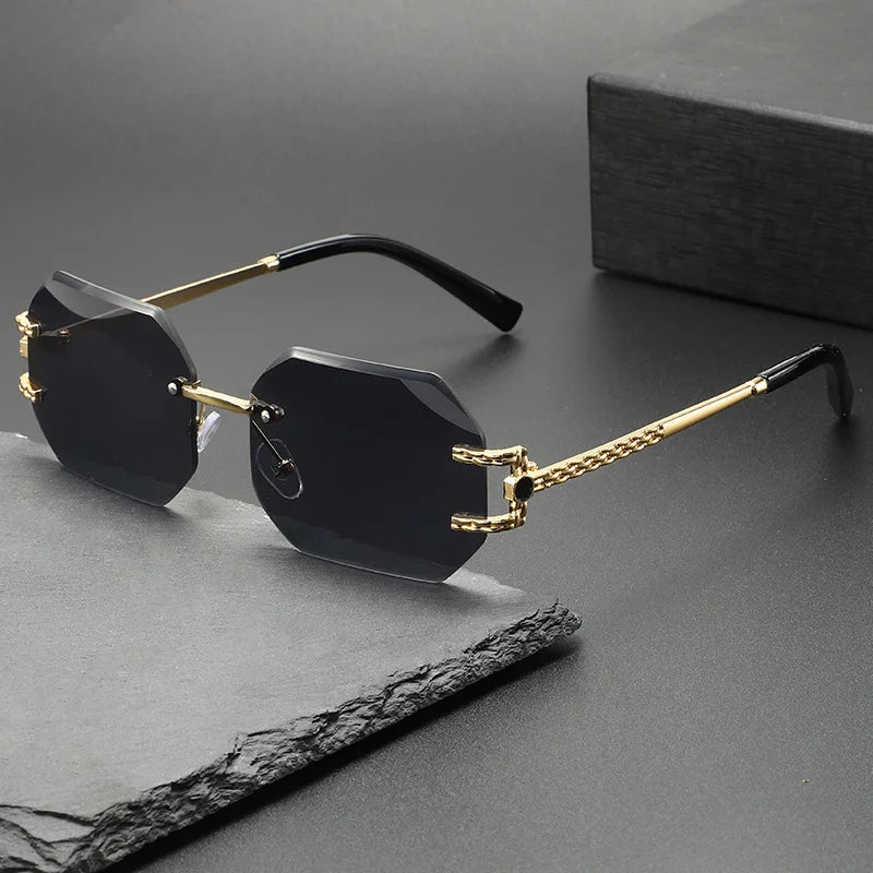 La Micro-Rimless – Lunette Sans Monture Dégradée