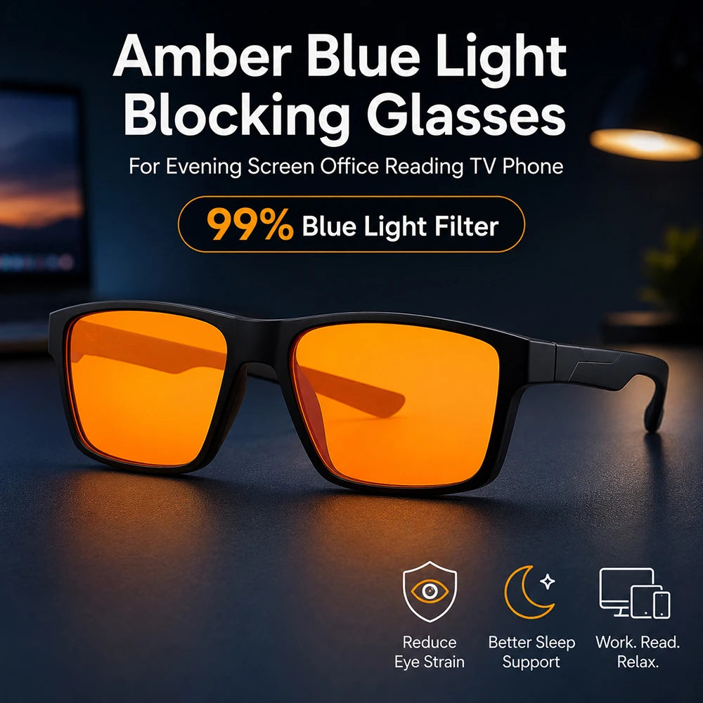 L'Ambre – Lunette Anti-Lumière Bleue Soirée