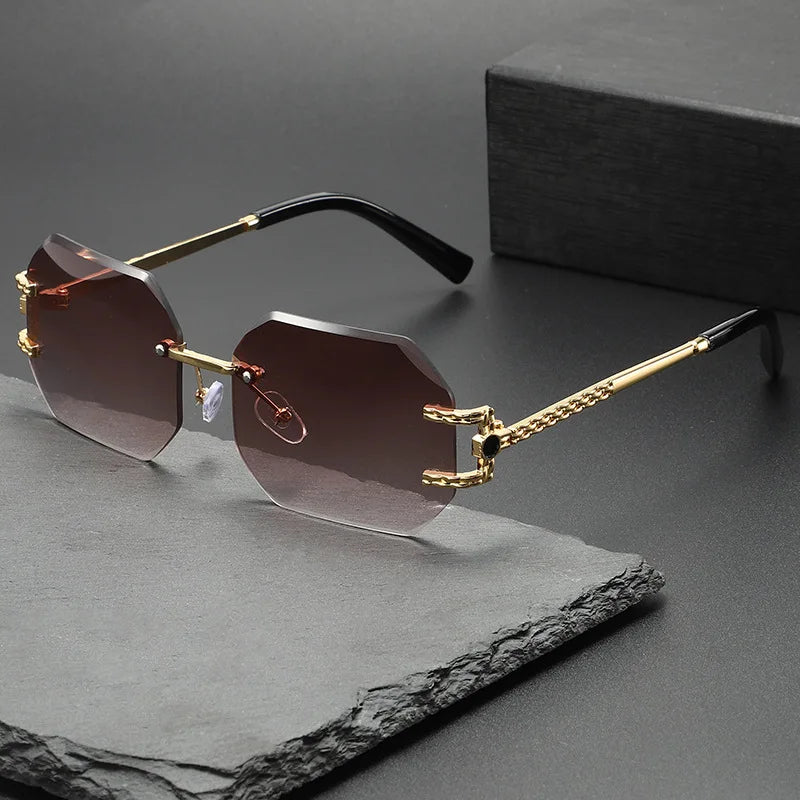 La Micro-Rimless – Lunette Sans Monture Dégradée