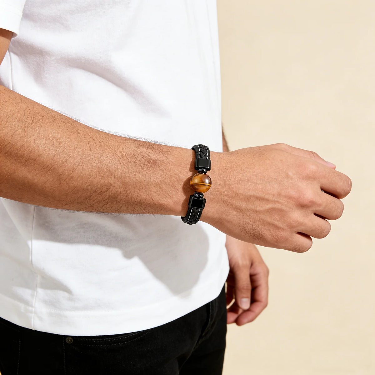 Le Talisman – Bracelet Pierre Naturelle Homme