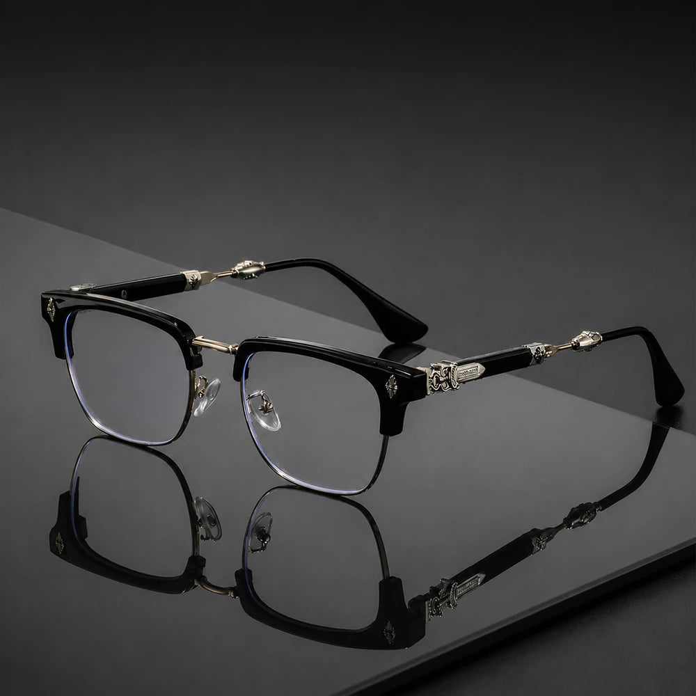 Le Gravure – Lunette Rétro Anti-Lumière Bleue