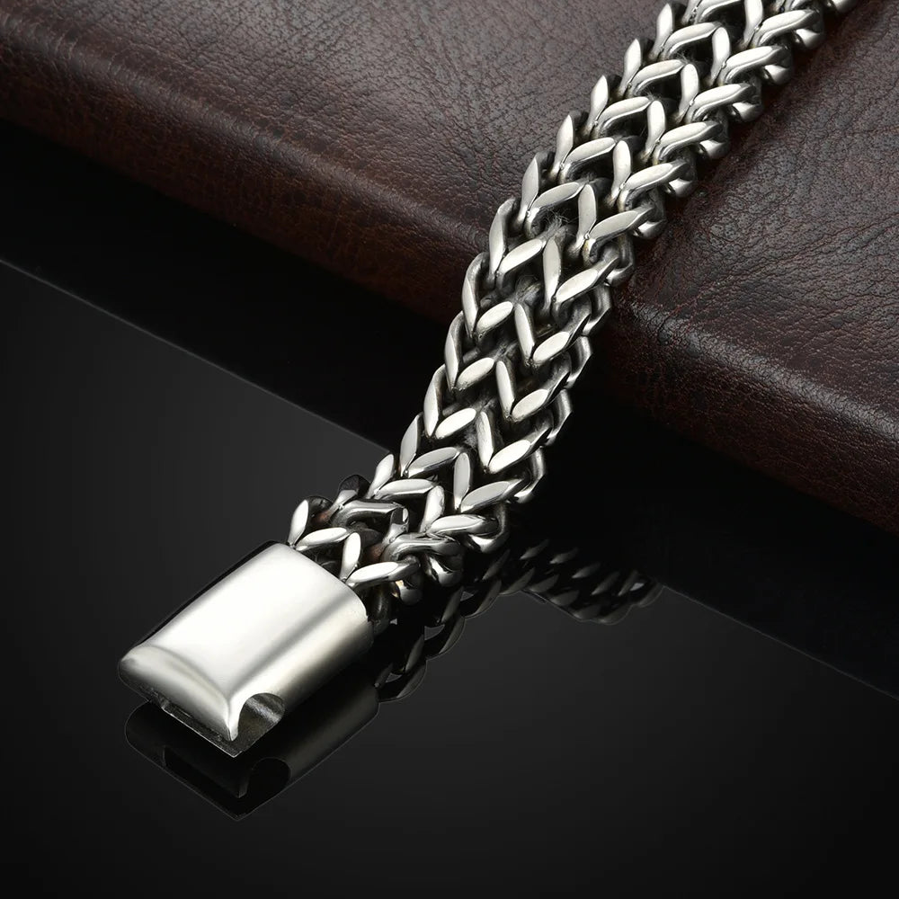 Le Bracelet Tressé – Bracelet Acier Inoxydable Magnétique