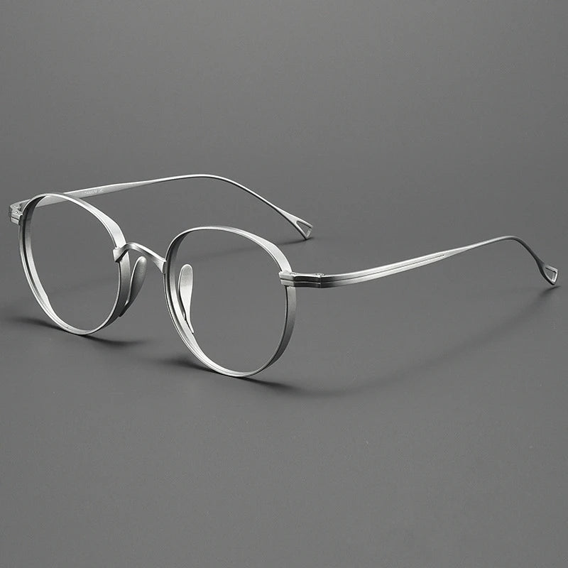 Le Studieux – Lunette Rétro Ronde Titane