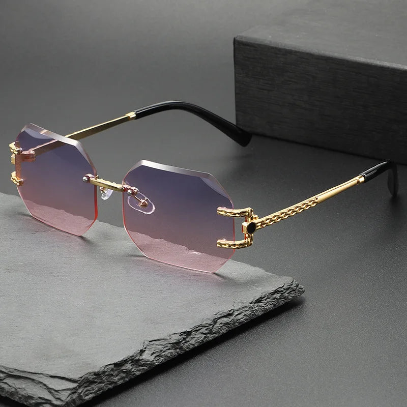 La Micro-Rimless – Lunette Sans Monture Dégradée