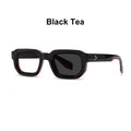 Brand Black Square Men's Glasses Frame Optical Anti Blue Light Reading Eyeglasses Retro Small Rivets Men's Presbyopia Glasses