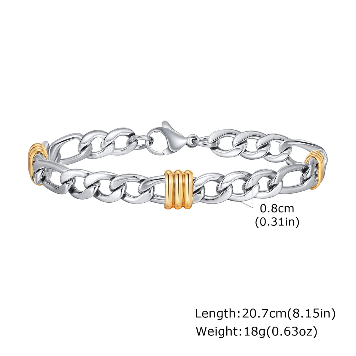 Le Câble – Bracelet Chaîne Acier Inoxydable