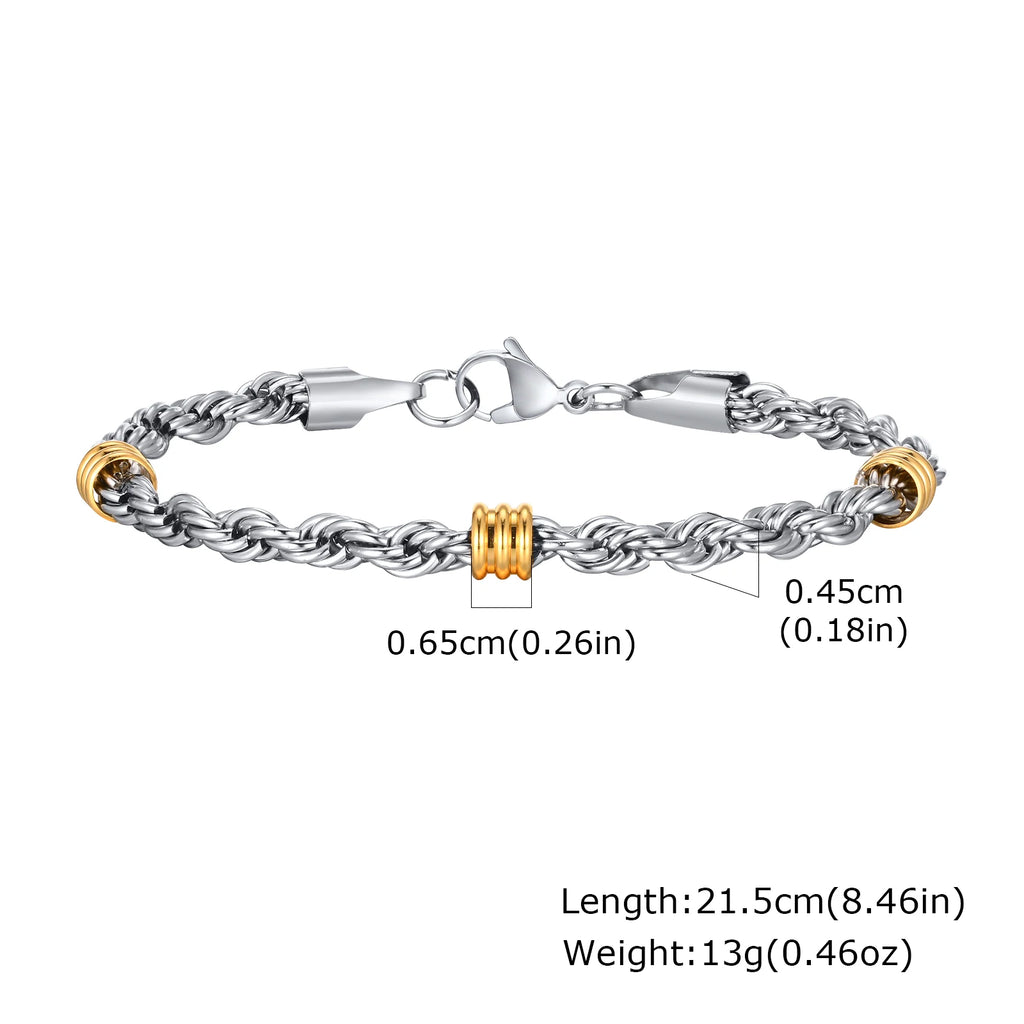 Le Câble – Bracelet Chaîne Acier Inoxydable