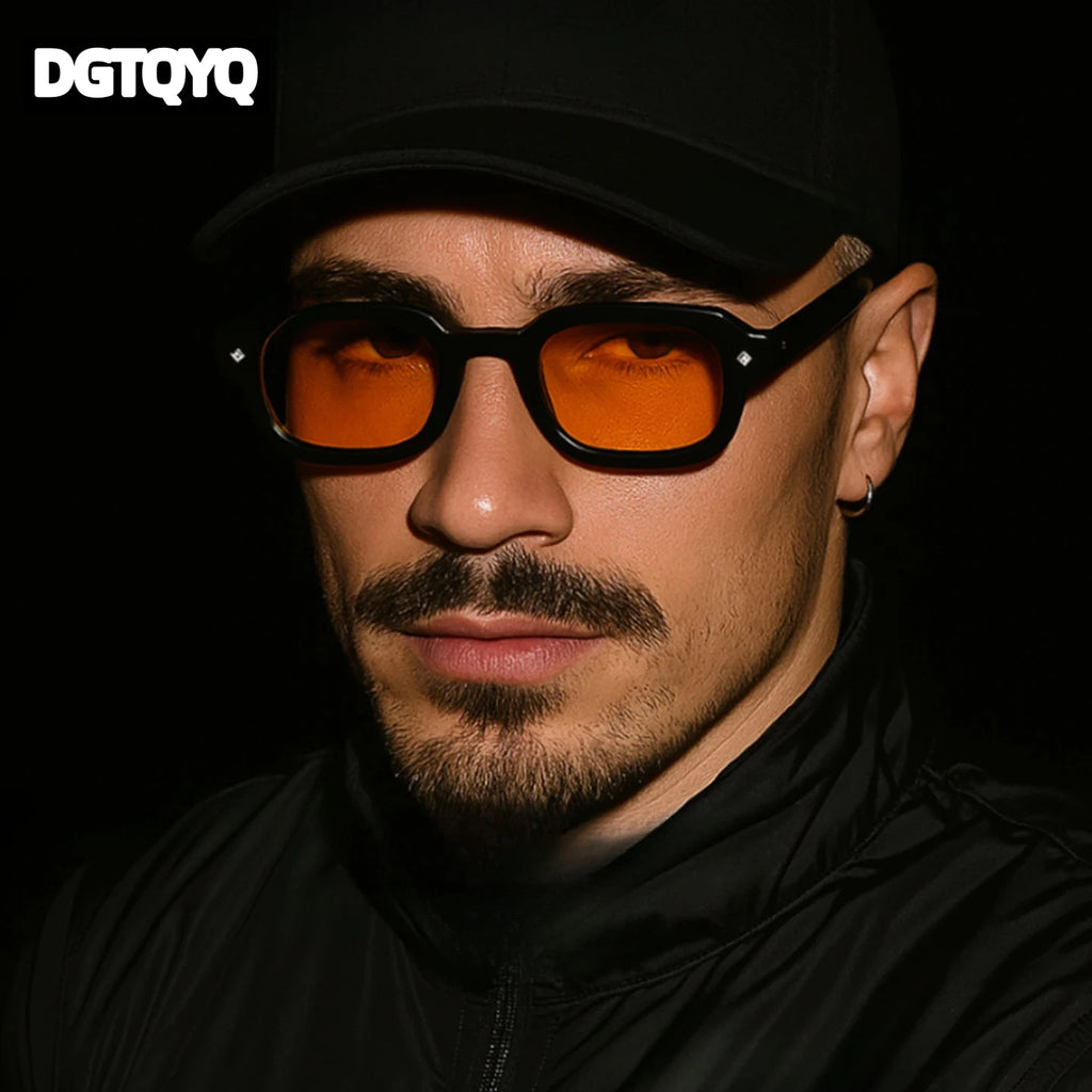 Le Vandale – Lunette de Soleil Rétro Orange Style Punk