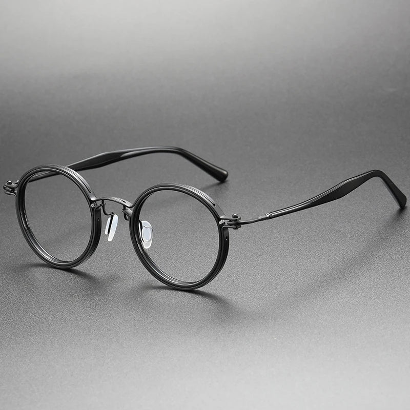Le Milano – Lunette Ronde Titane Luxe
