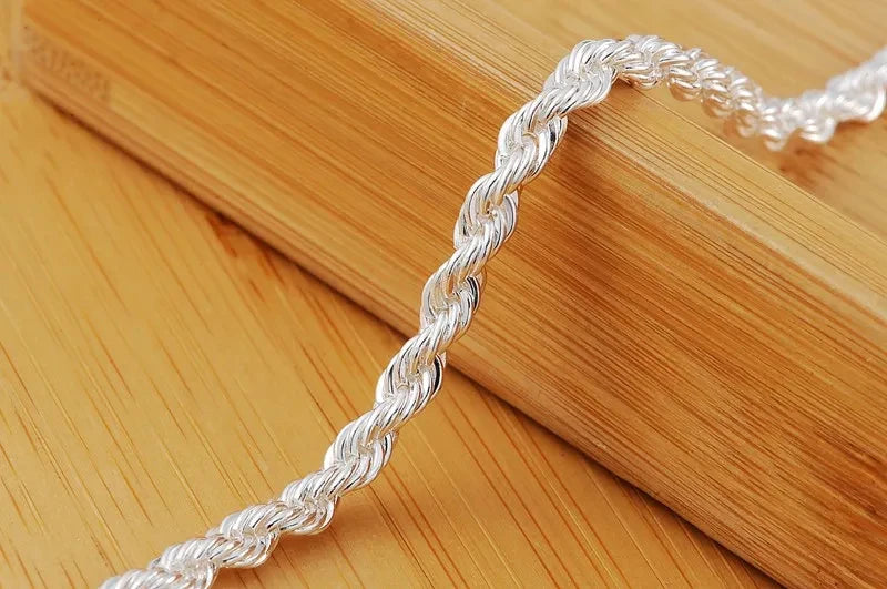 Le Torsadé – Bracelet Argent