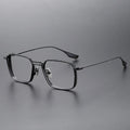 ZIROSAT NEW Optical Glasses DLX125 Titanium Full-rim Frame Prescription Eyeglasses Rx Men Glasses for Male Eyewear