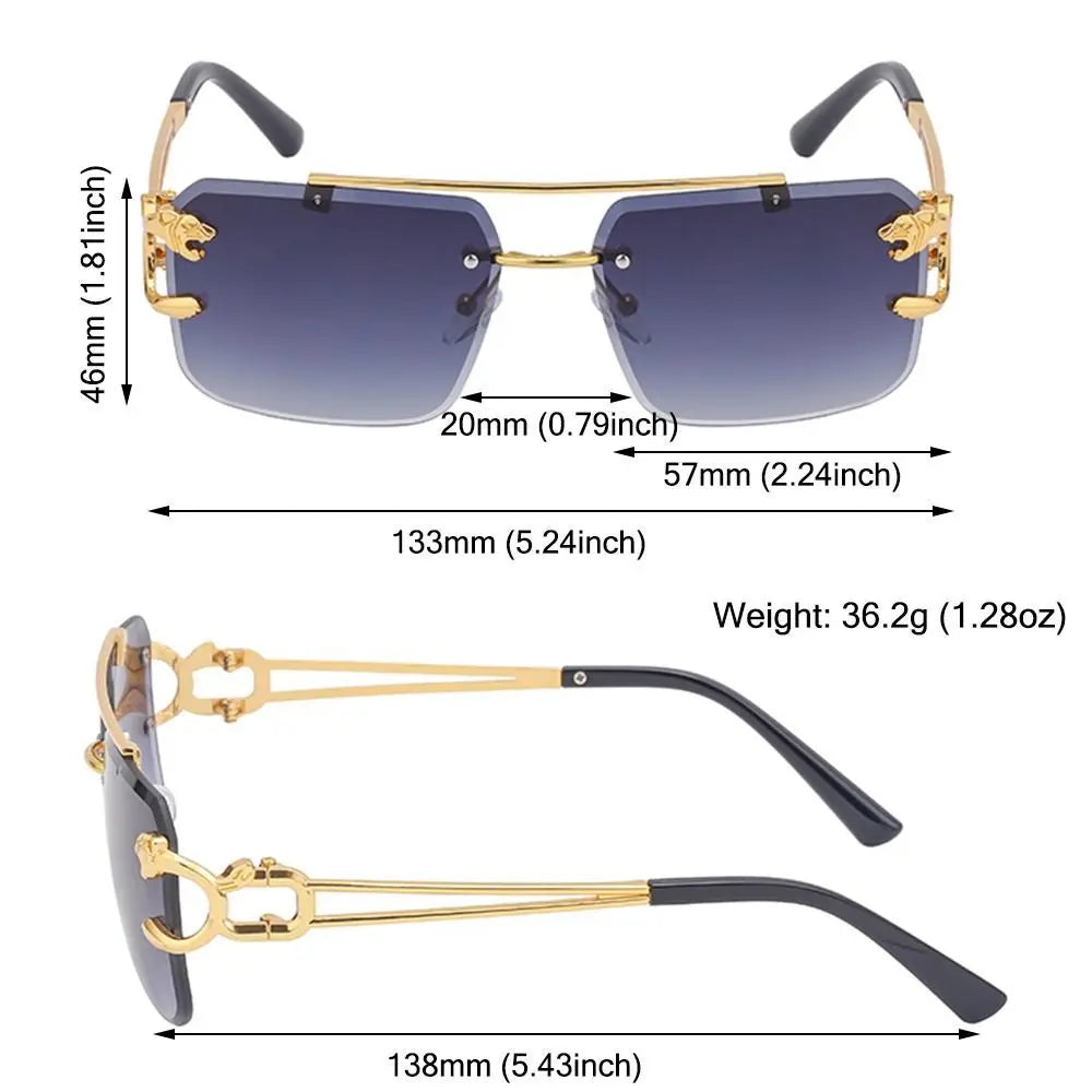 L'Impériale – Lunette de Soleil Steampunk Dorée