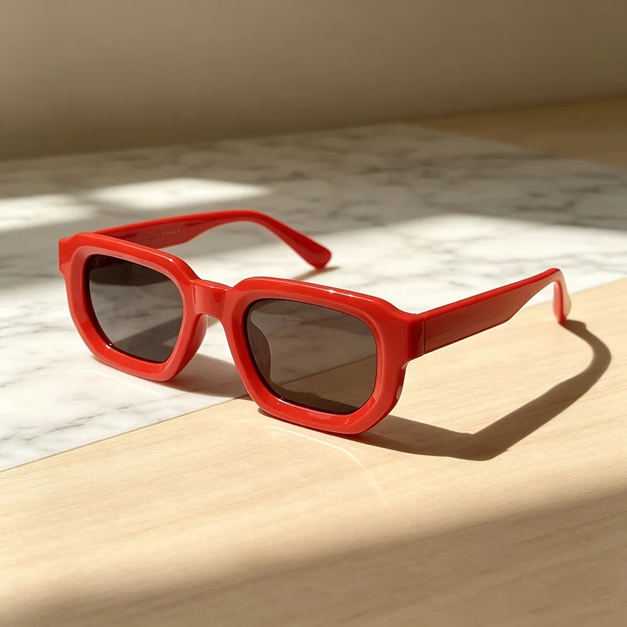 L'Audacieuse – Lunette de Soleil Rectangulaire Iconique
