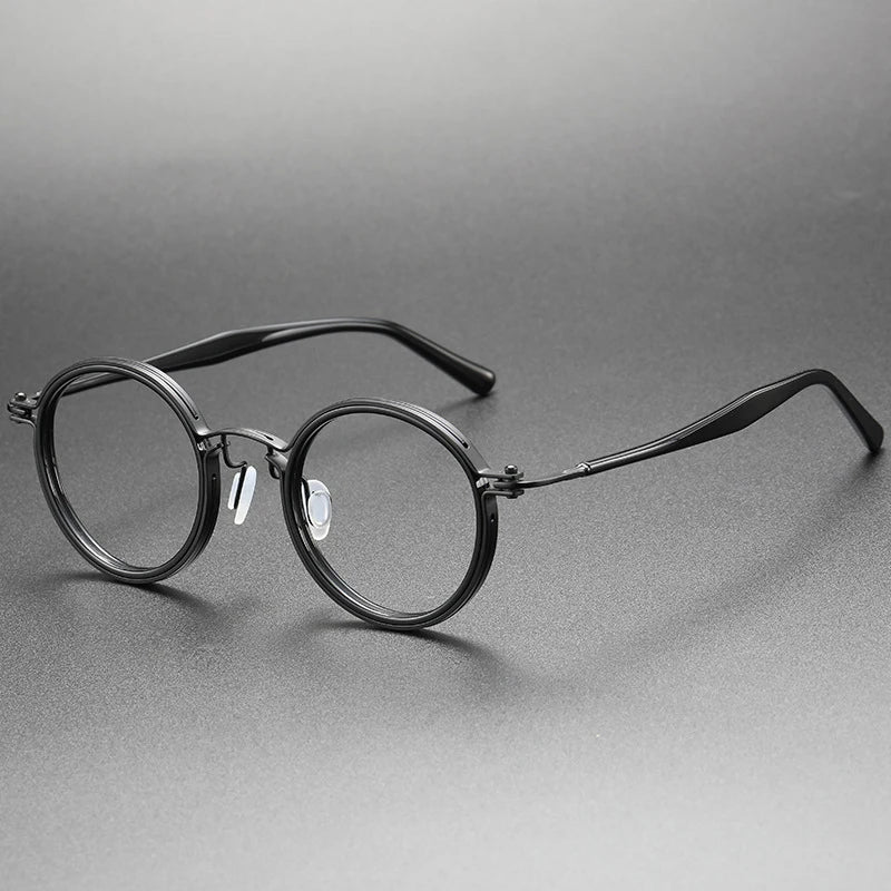 Le Milano – Lunette Ronde Titane Luxe