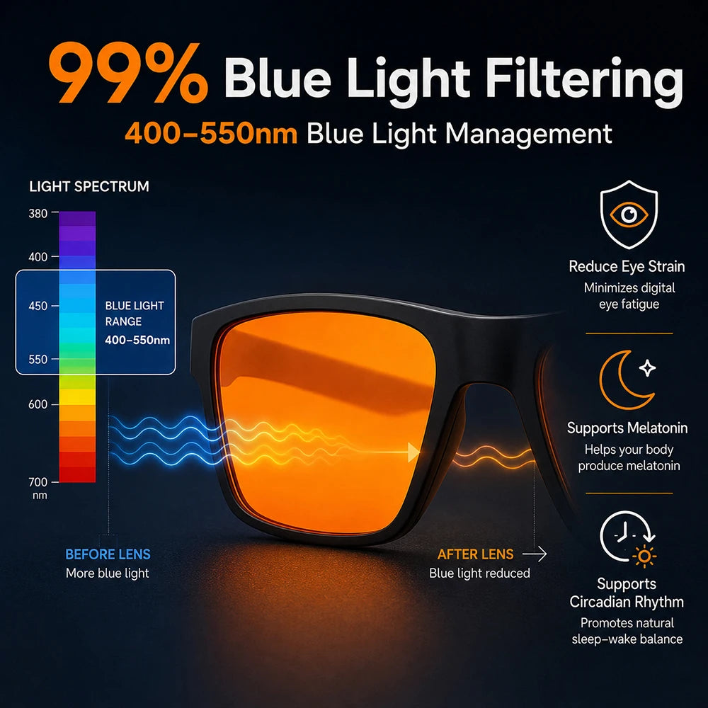 L'Ambre – Lunette Anti-Lumière Bleue Soirée