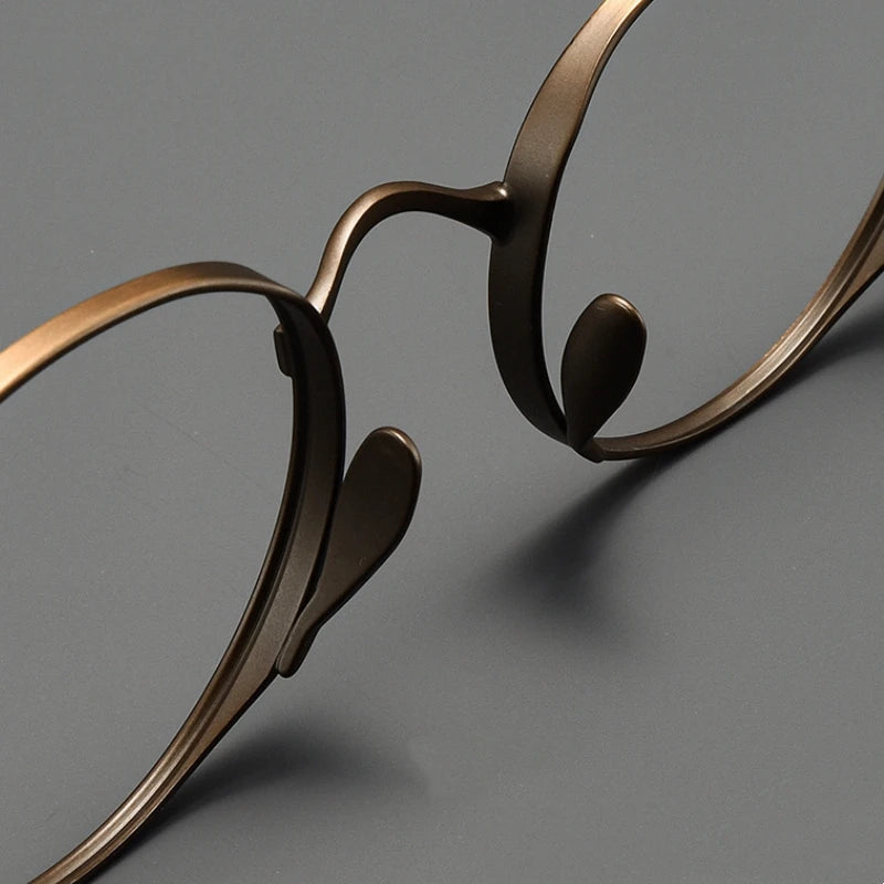 Le Studieux – Lunette Rétro Ronde Titane