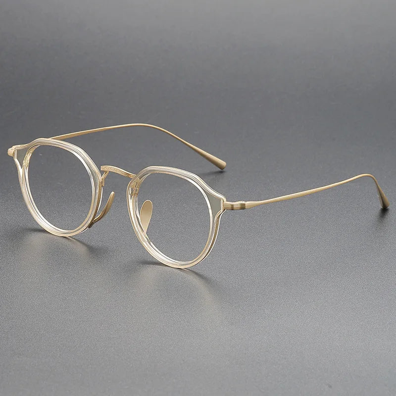 La Baroque – Lunette Rétro Ronde Acétate Titane