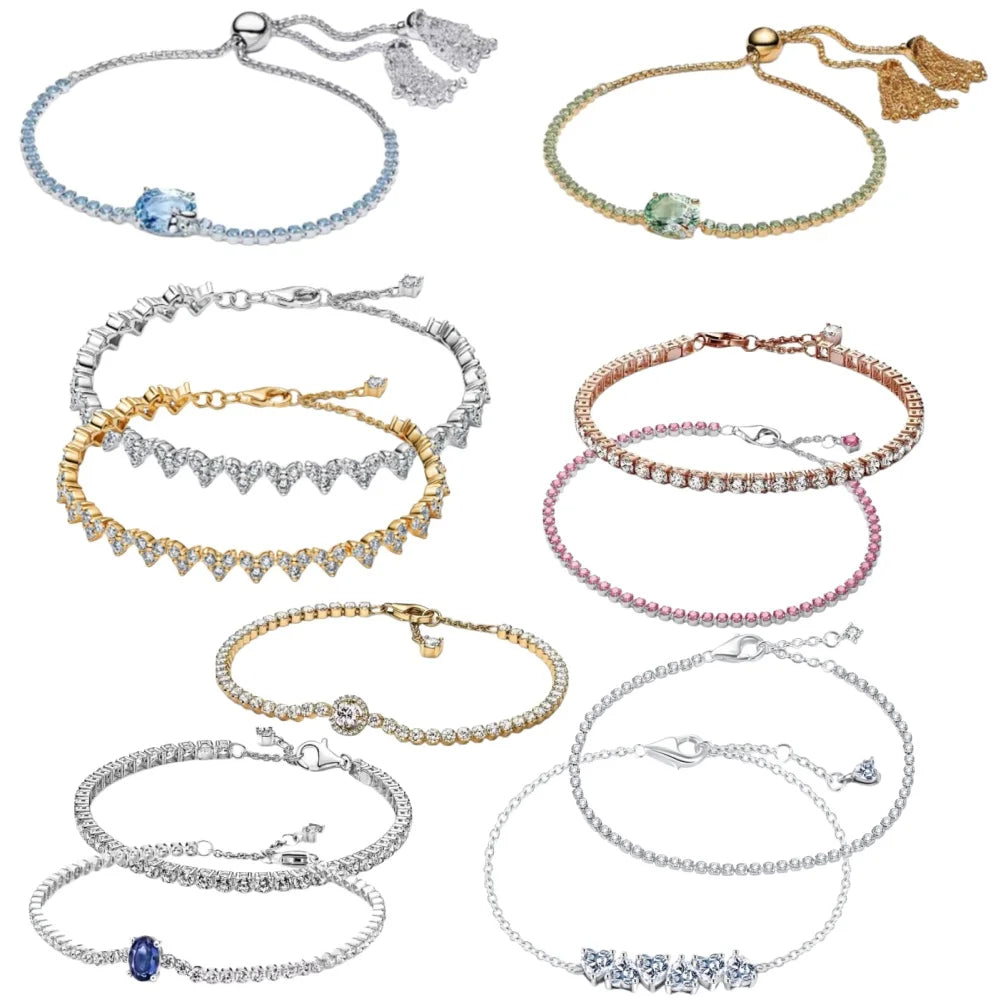 L'Étincelante – Bracelet Argent Zircon