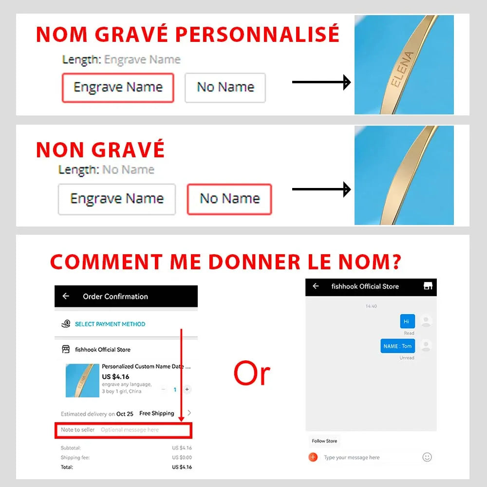 Le Duo Gravé – Bracelet Jonc Personnalisable