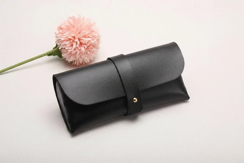 L'Étui Cuir Compact – Housse de Protection pour Lunettes