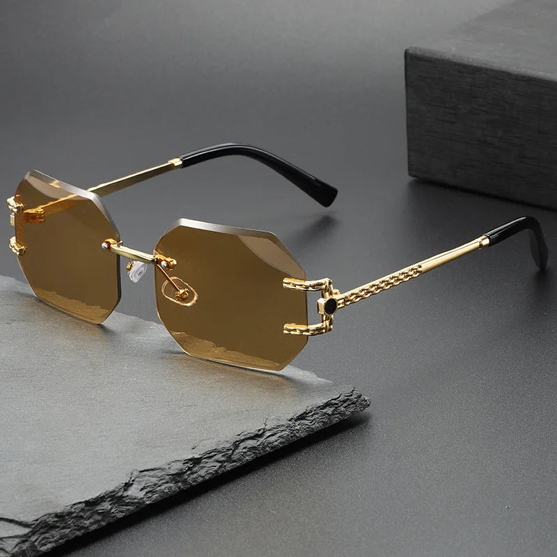 La Micro-Rimless – Lunette Sans Monture Dégradée