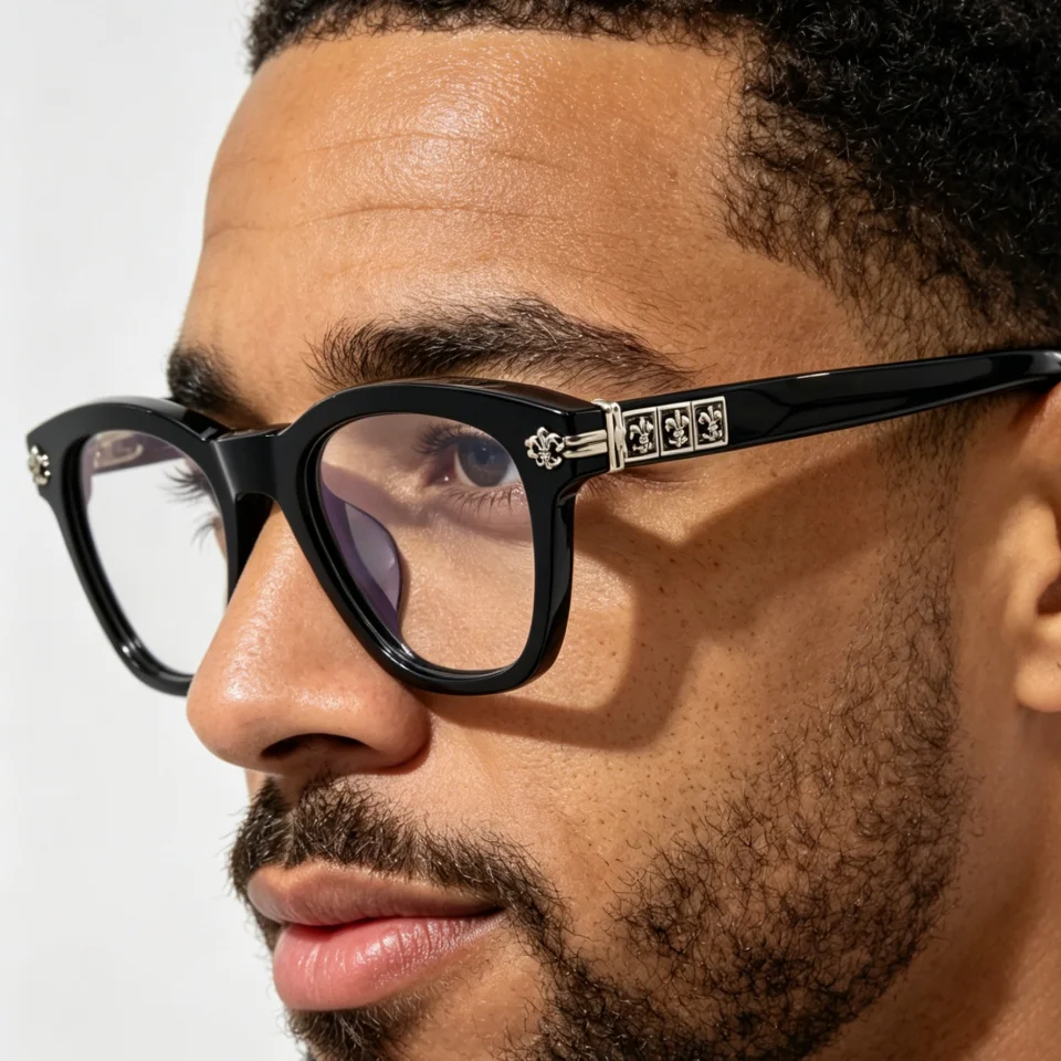 Women's High Quality Circular Acetate Eyeglasses Frame Fashionable and Popular Men's Optical Reading Prescription Myopia Glasses